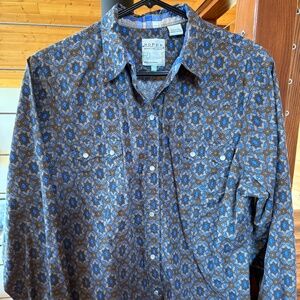 Roper Long Sleeve Snap Closure XL